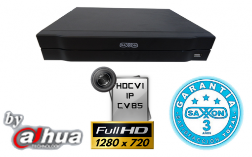 DVR Saxxon 16 Canales HDCVI 720P